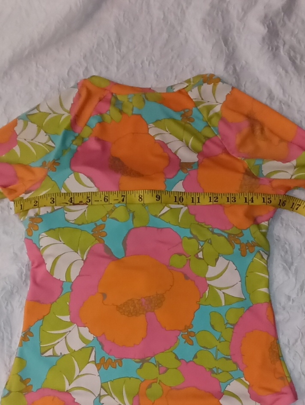 Trina Turk EUC SZ LRG Half Zip Long Sleeve Paddle Suit Flattering Fit Hot Mom🚨 - Picture 9 of 16